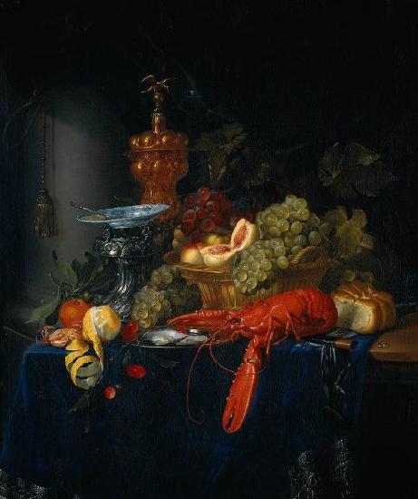 Pieter de Ring Still Life with a Golden Goblet oil painting image